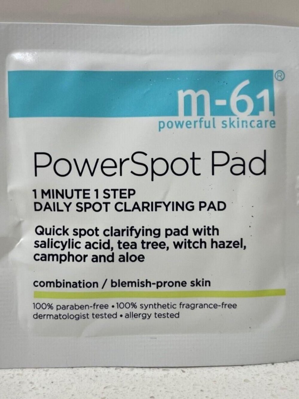 MSRP $48 – M-61 PowerSpot Pads – 10 Treatments – NWOB